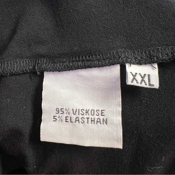 Unearth & Strano Sleeveless Beaded Embellish V Neckline Black Top Tank Shirt XXL - Picture 13 of 14